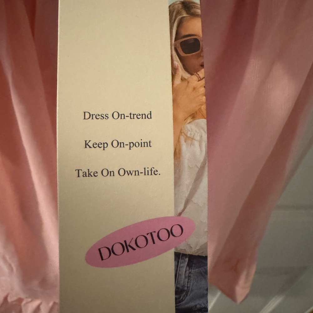 Charming Pink Women’s Dress - Picture 3 of 4